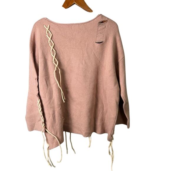 POL Women’s Luxe Distressed Sweater sz M Super Soft NWOT # H600-A - Picture 3 of 13